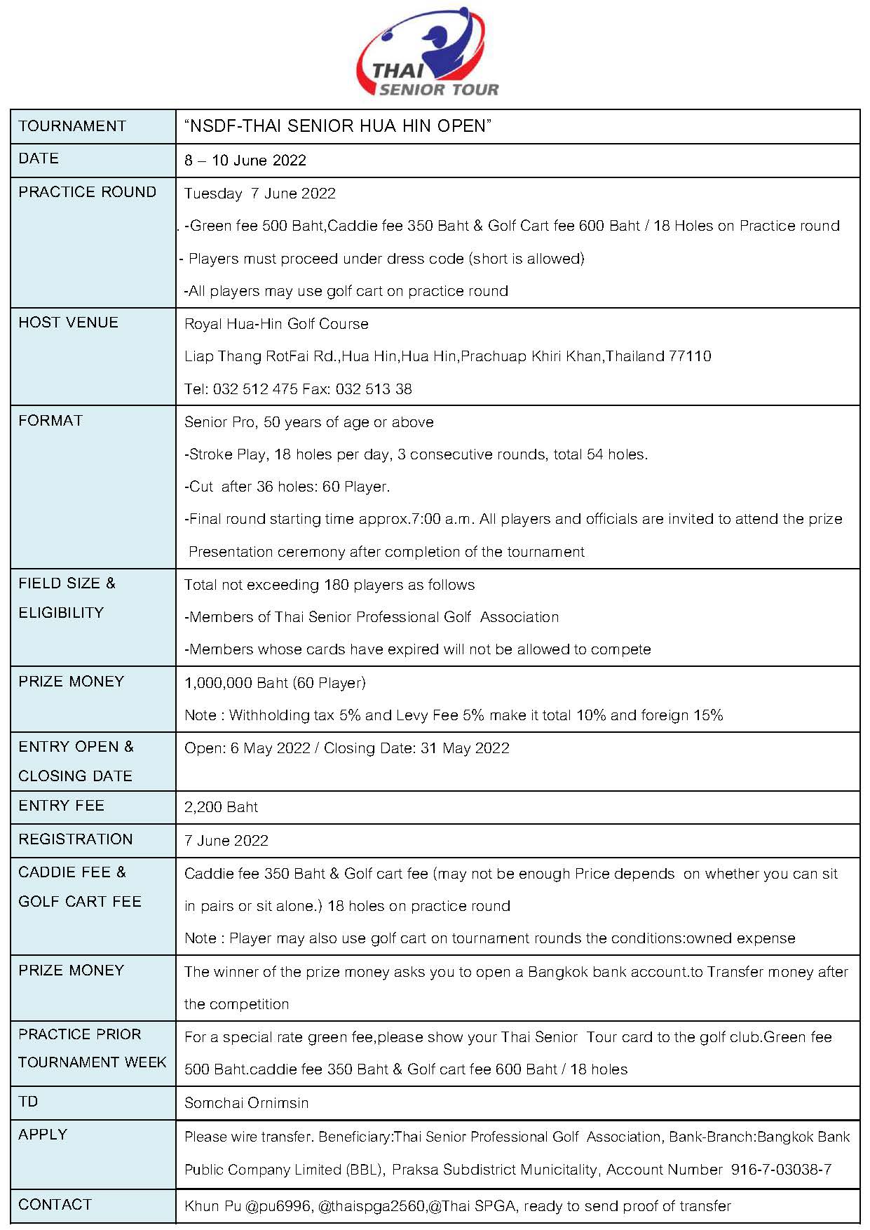Fact Sheet English สนามกอลฟ หวหน compressed Page 1