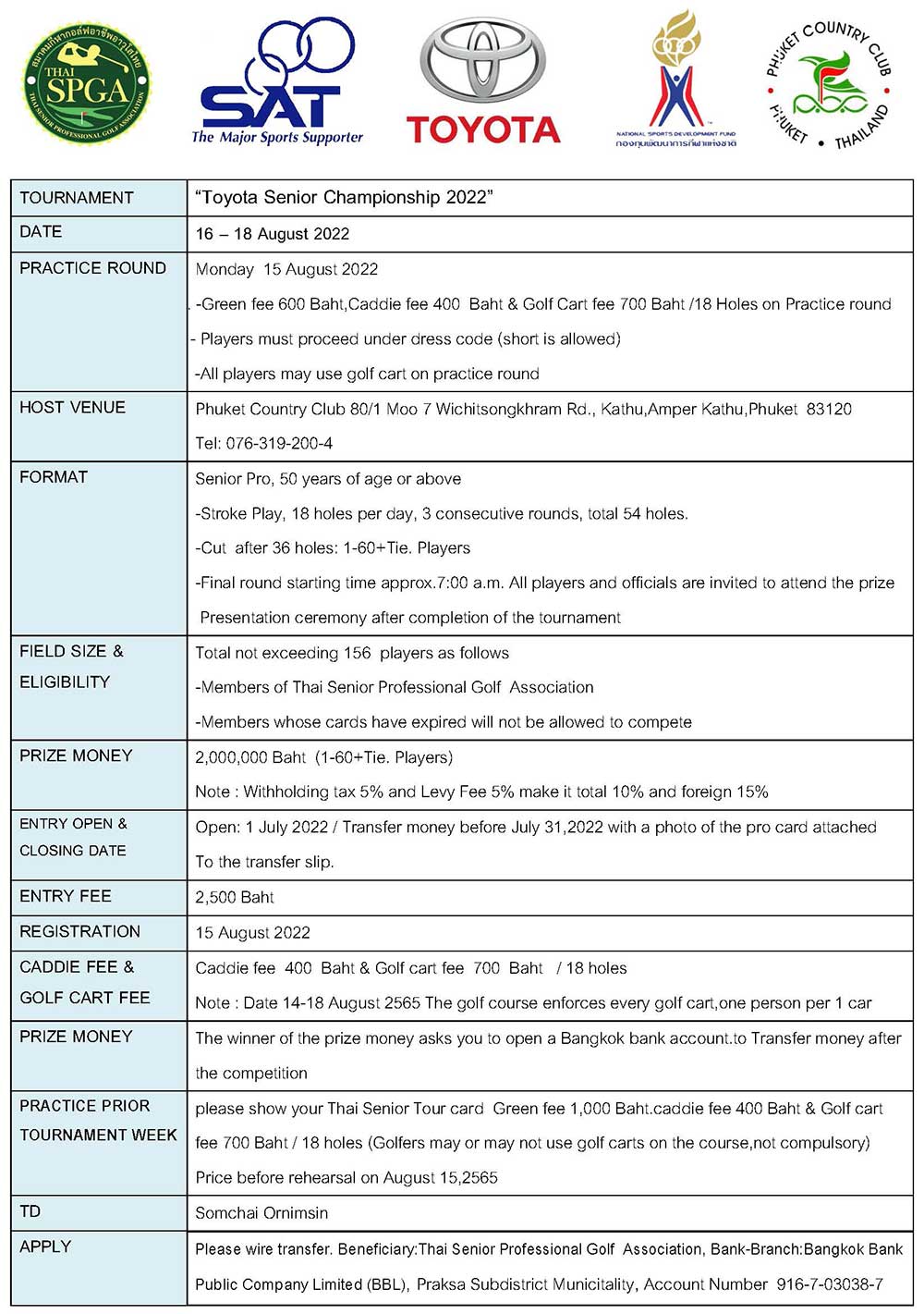 Fact Sheet English สนามกอลฟ ภเกตคนทรคลบ Page 1